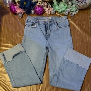 Abercrombie & Fitch Light Blue Straight Leg Jeans